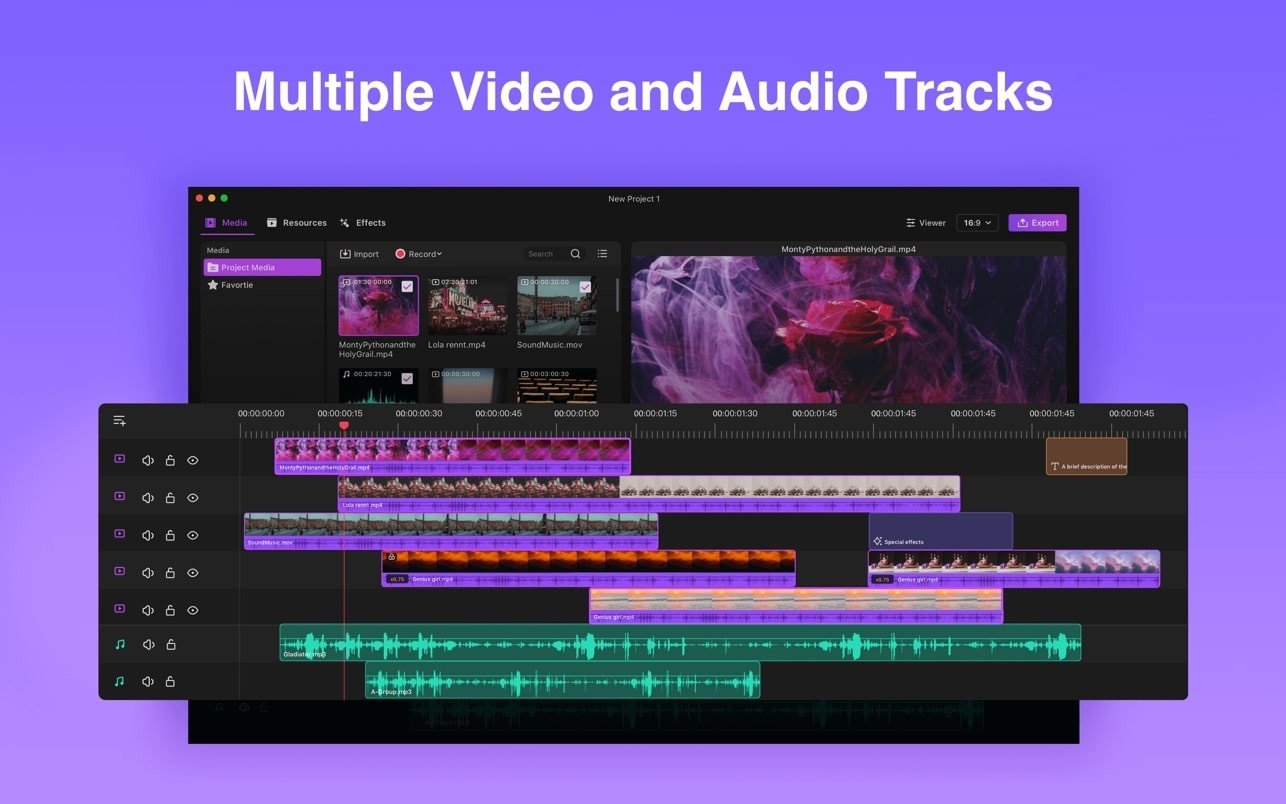 Filmage Editor screenshot 1